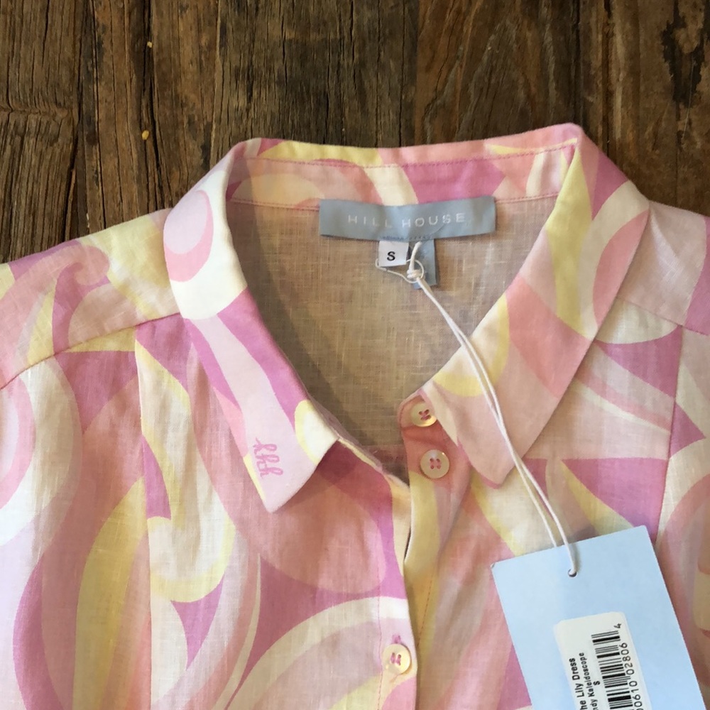 Hill House Home The Lily Dress Candy Kaleidoscope dress with tie waist pockets - Picture 7 of 12